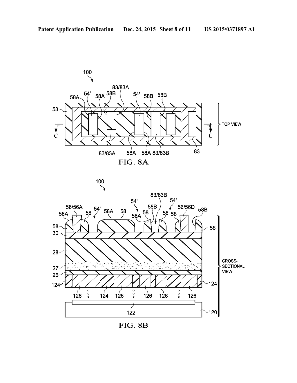 Trench Formation using Horn Shaped Spacer - diagram, schematic, and image 09