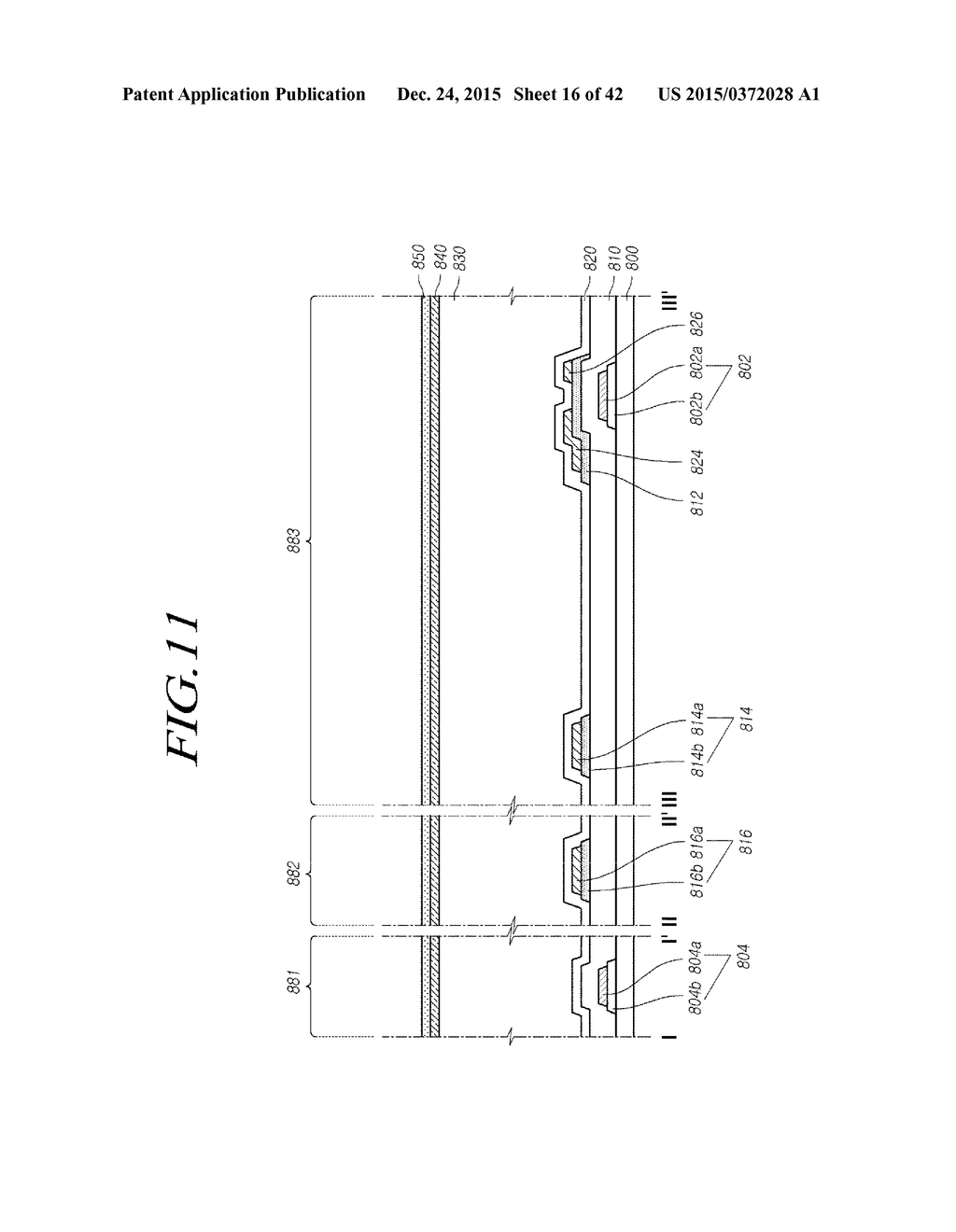 DISPLAY DEVICE INTEGRATED WITH TOUCH SCREEN PANEL AND METHOD FOR     FABRICATING THE SAME - diagram, schematic, and image 17