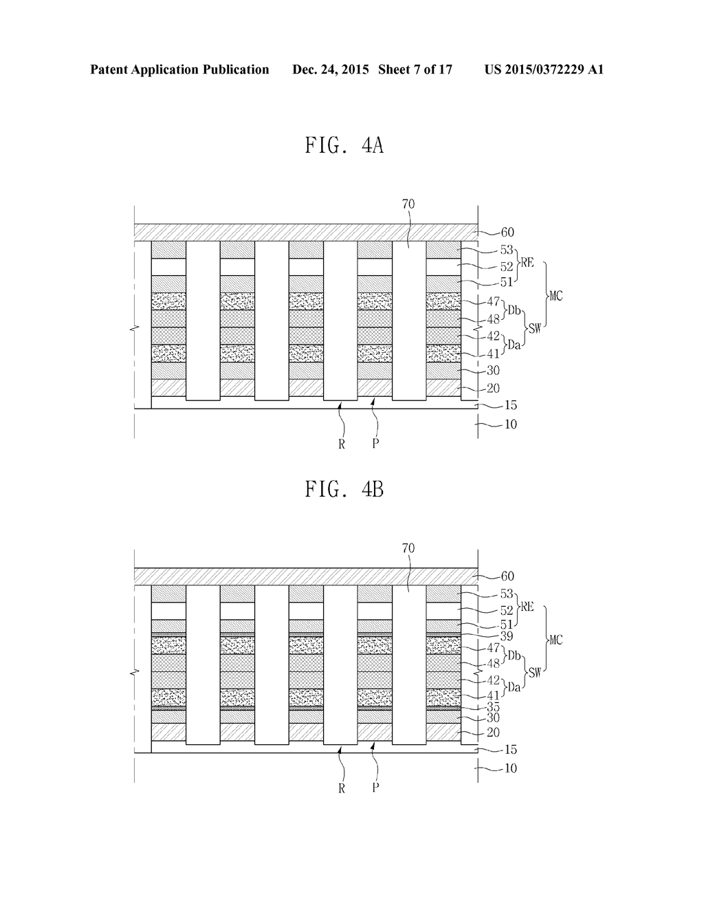 RESISTIVE MEMORY DEVICE HAVING ASYMMETRIC DIODE STRUCTURE - diagram, schematic, and image 08