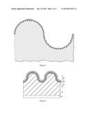 BUCKLED ORGANIC LIGHT EMITTING DIODE FOR LIGHT EXTRACTION WITHOUT BLURRING diagram and image