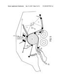 CONTINUOUS ROUND BALER WITH VARIABLE CONVEYOR diagram and image