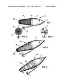 FISHING LURE WITH FLOW-THROUGH CAVITY PORTIONS diagram and image