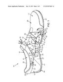 ARTICLE OF FOOTWEAR WITH INTERCONNECTED TENSILE STRANDS diagram and image