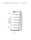 Open Refrigerated Display Case and a Flow Stabilizing Device diagram and image