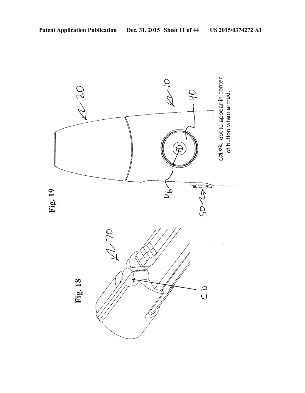 LANCING DEVICE WITH DEPTH ADJUSTMENT AND LANCET REMOVAL SYSTEM AND METHOD - diagram, schematic, and image 12