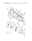 LANCING DEVICE WITH DEPTH ADJUSTMENT AND LANCET REMOVAL SYSTEM AND METHOD diagram and image