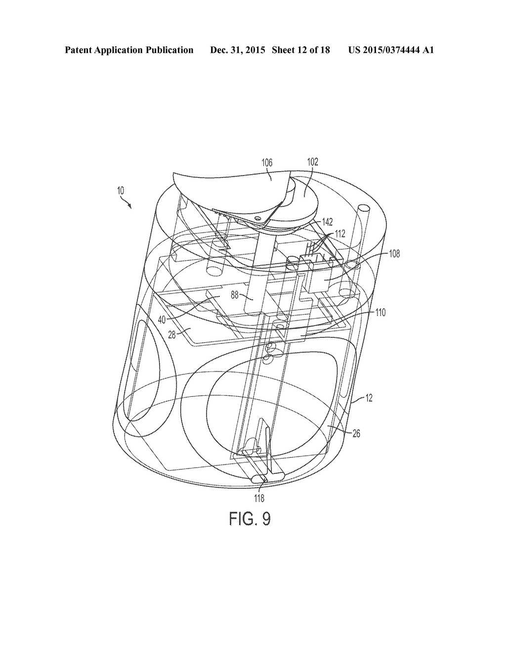 HAND HELD SURGICAL DEVICE FOR MANIPULATING AN INTERNAL MAGNET ASSEMBLY     WITHIN A PATIENT - diagram, schematic, and image 13