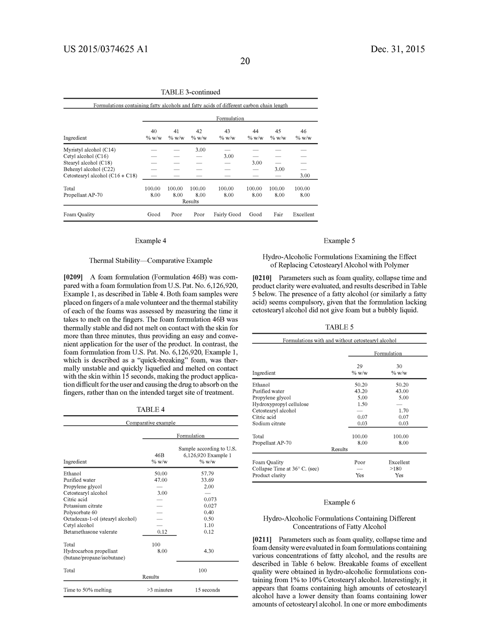 Non Surface Active Agent Non Polymeric Agent Hydro-Alcoholic Foamable     Compositions, Breakable Foams And Their Uses - diagram, schematic, and image 21