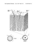 SEMI-PERMEABLE CAPSULAR MEMBRANE WITH TAPERED CONDUITS FOR DIABETES     FUNCTIONAL CURE diagram and image