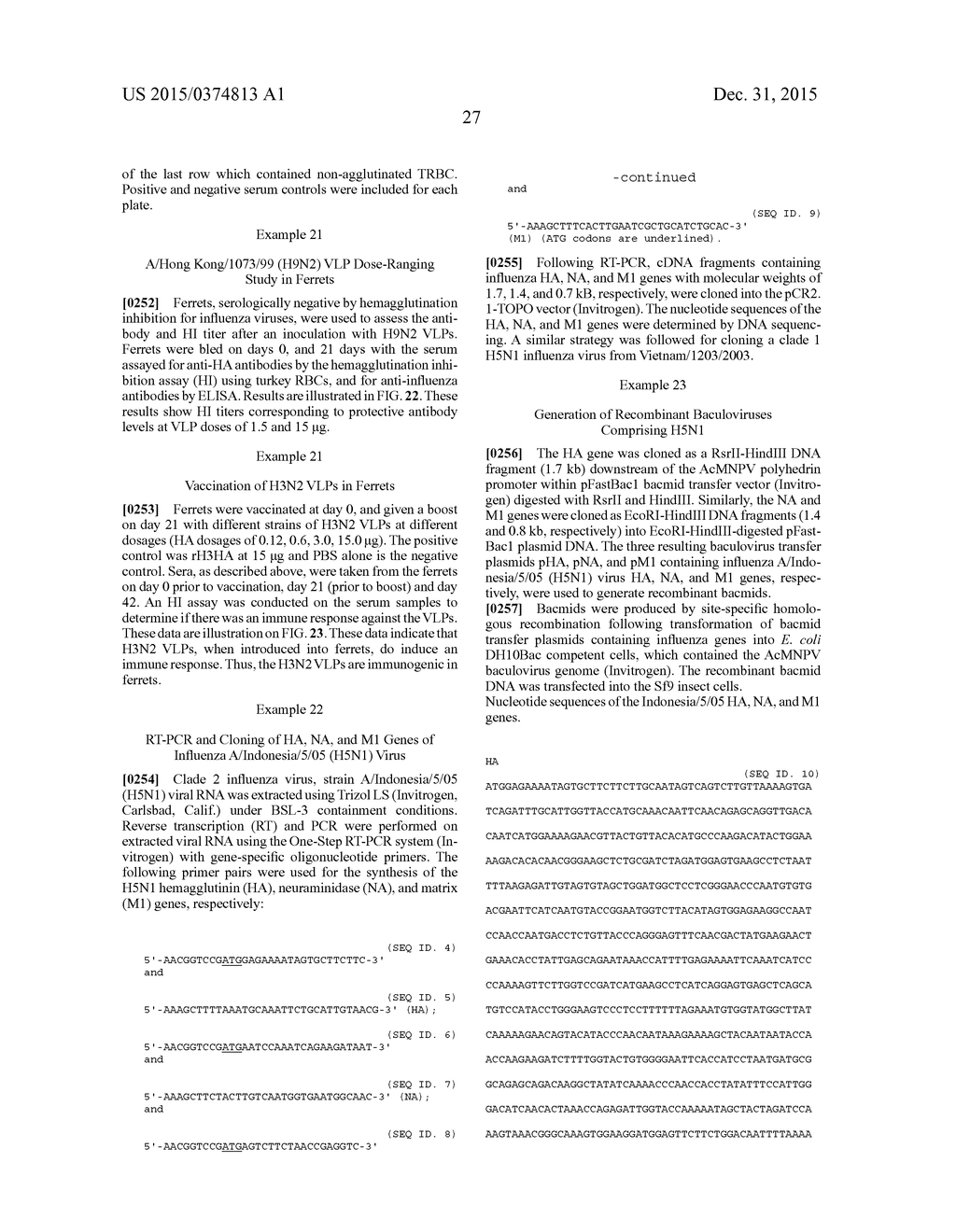 FUNCTIONAL INFLUENZA VIRUS LIKE PARTICLES (VLPs) - diagram, schematic, and image 69