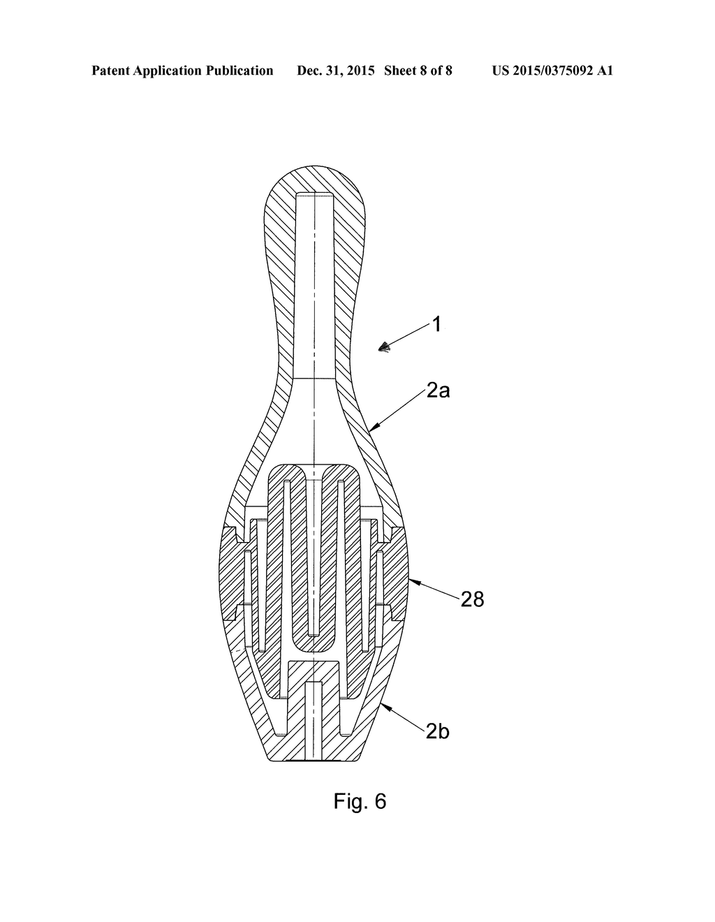 METHOD FOR MANUFACTURING BOWLING PIN WITH ADJUSTABLE PROPERTIES, AND PIN - diagram, schematic, and image 09