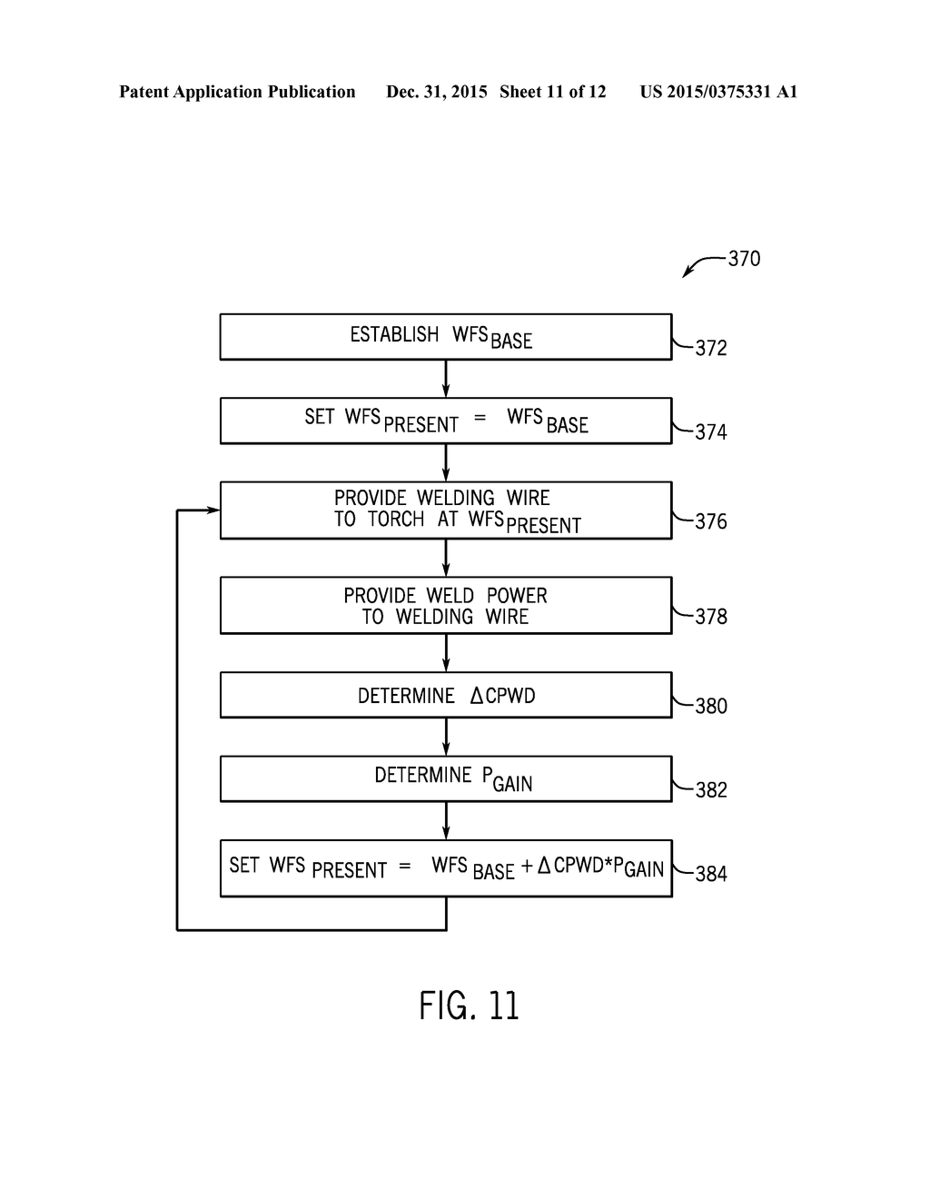 SYSTEM AND METHOD FOR CONTROLLING WIRE FEED SPEED - diagram, schematic, and image 12