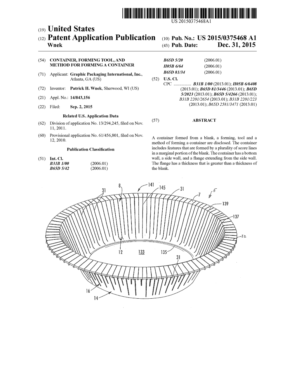 Container, Forming Tool, And Method For Forming A Container - diagram, schematic, and image 01