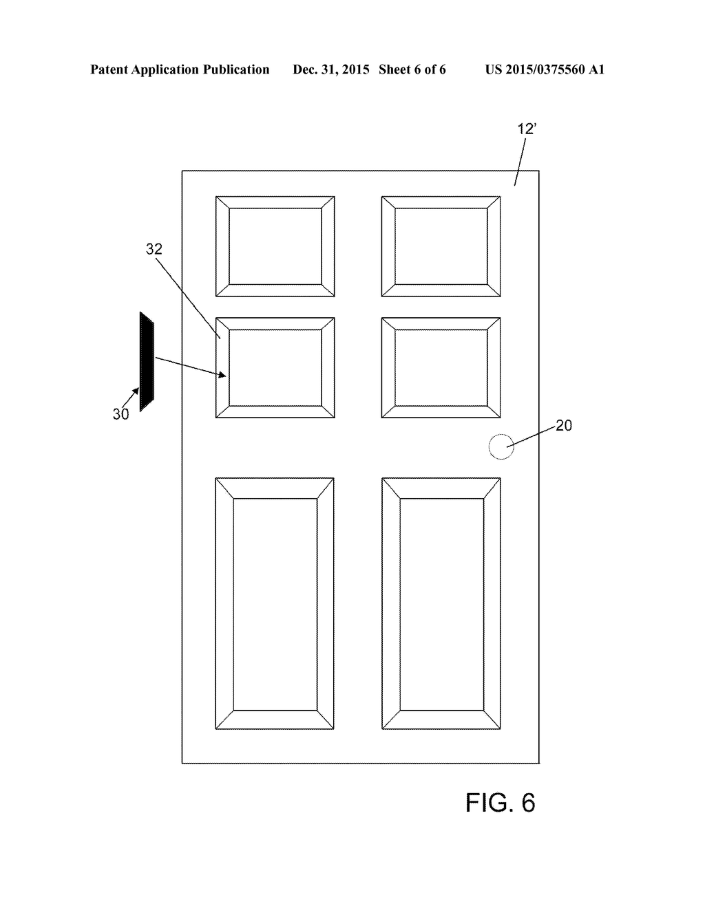 REMOVABLE PROTECTIVE DOOR COVERING FOR ARTS AND CRAFTS - diagram, schematic, and image 07