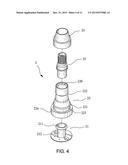 FLEXIBLE TIRE VALVE HAVING REINFORCED INNER FRAME diagram and image