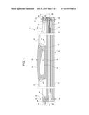 HOLDER OF A TONNEAU COVER OR SEPARATION DEVICE FOR A LUGGAGE SPACE OF A     VEHICLE diagram and image