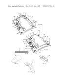 Aeroplane Equipped With An Internal Escape Hatch Incorporating A Pressure     Regulating System diagram and image