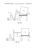 CRADLE FOR PROPPANT CONTAINER HAVING TAPERED BOX GUIDES diagram and image