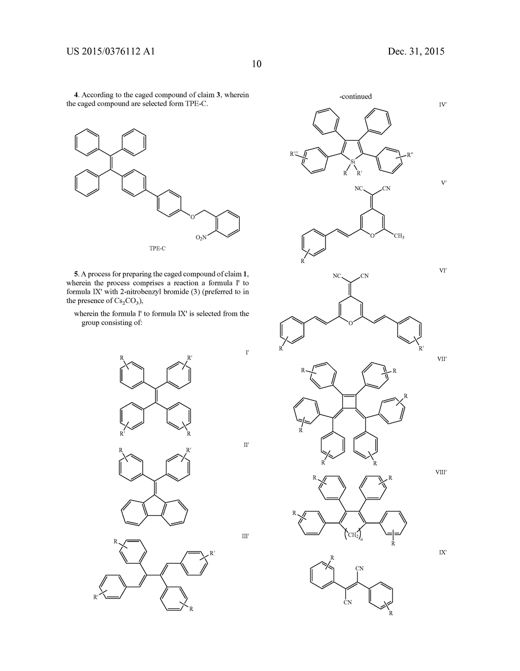 Photoactivatable Caged Compounds with AIE Characteristics: Method of     Preparation and Applications - diagram, schematic, and image 23