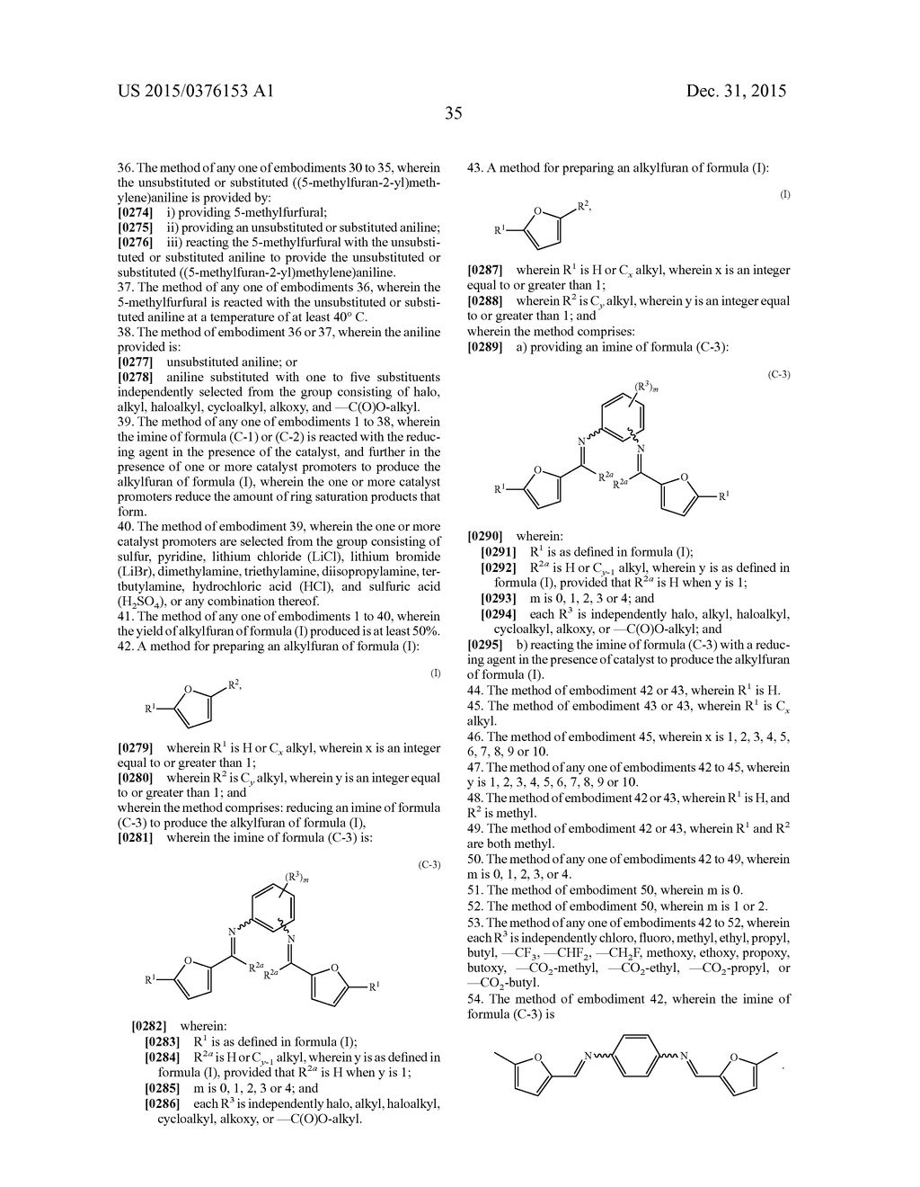 METHODS FOR PREPARING ALKYLFURANS - diagram, schematic, and image 41