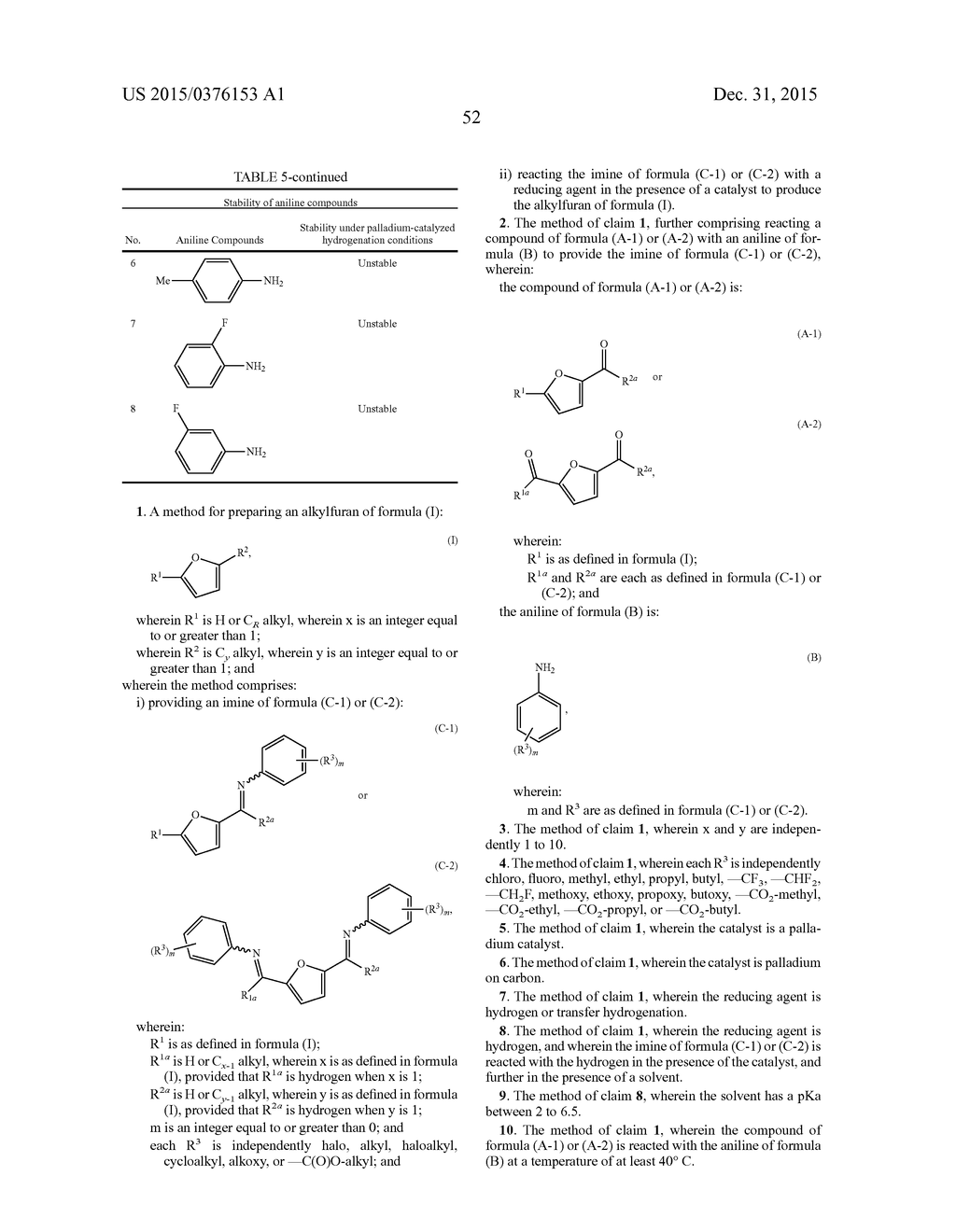 METHODS FOR PREPARING ALKYLFURANS - diagram, schematic, and image 58