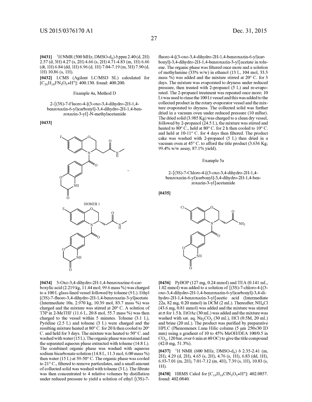 BENZOXAZINONE AMIDES AS MINERALOCORTICOID RECEPTOR MODULATORS - diagram, schematic, and image 29