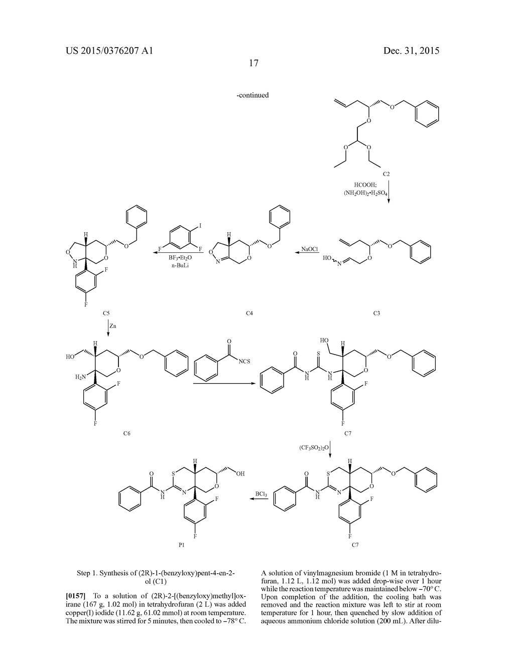 Substituted Phenyl Hexahydropyrano[3,4-d][1,3]Thiazin-2-Amine Compounds - diagram, schematic, and image 18