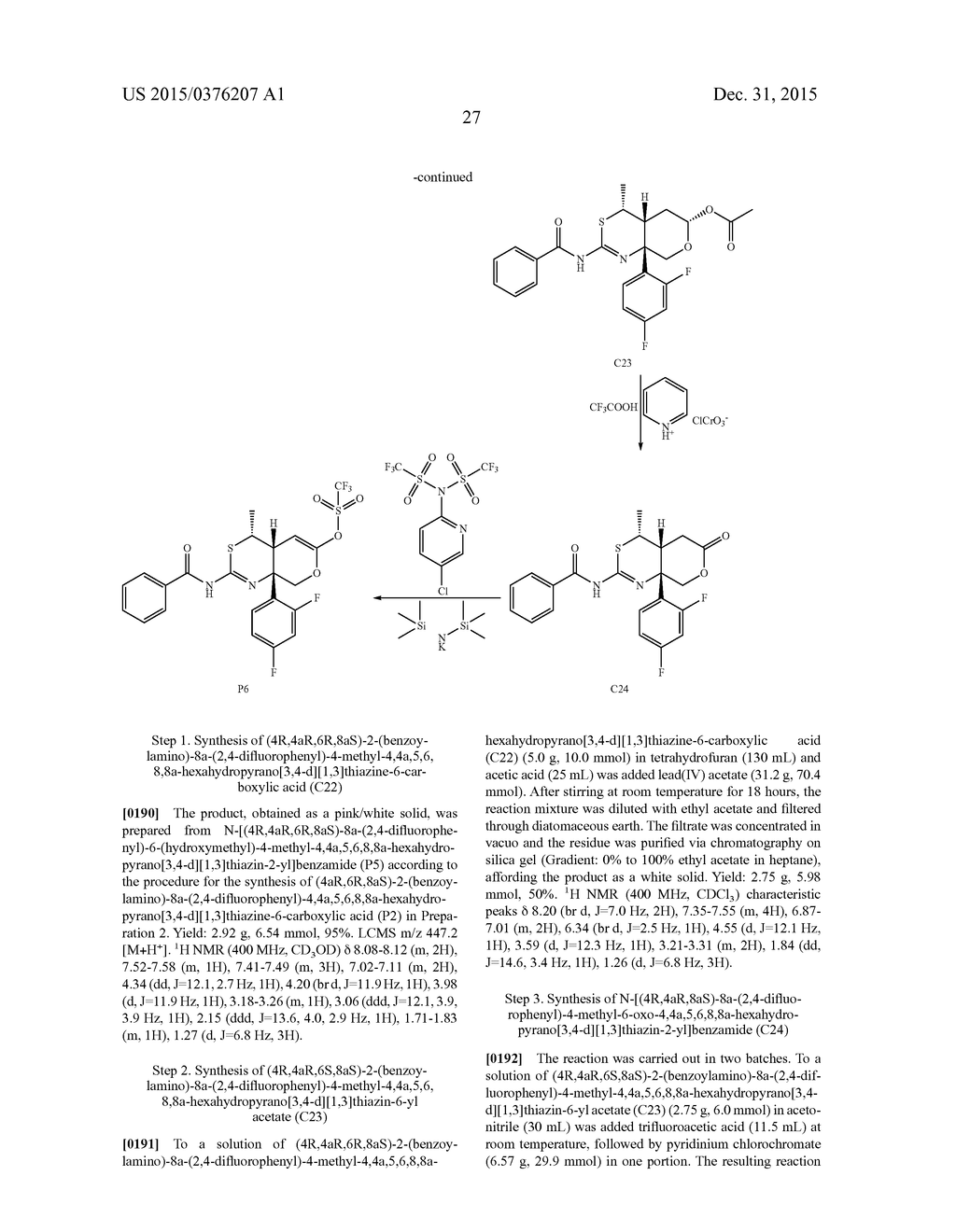 Substituted Phenyl Hexahydropyrano[3,4-d][1,3]Thiazin-2-Amine Compounds - diagram, schematic, and image 28