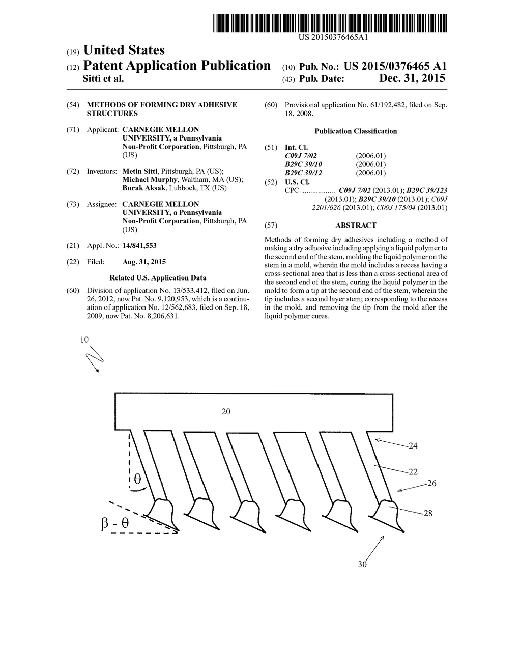 METHODS OF FORMING DRY ADHESIVE STRUCTURES - diagram, schematic, and image 01