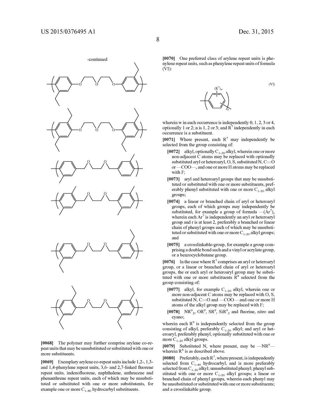 POLYMER AND ORGANIC LIGHT-EMITTING DEVICE - diagram, schematic, and image 10