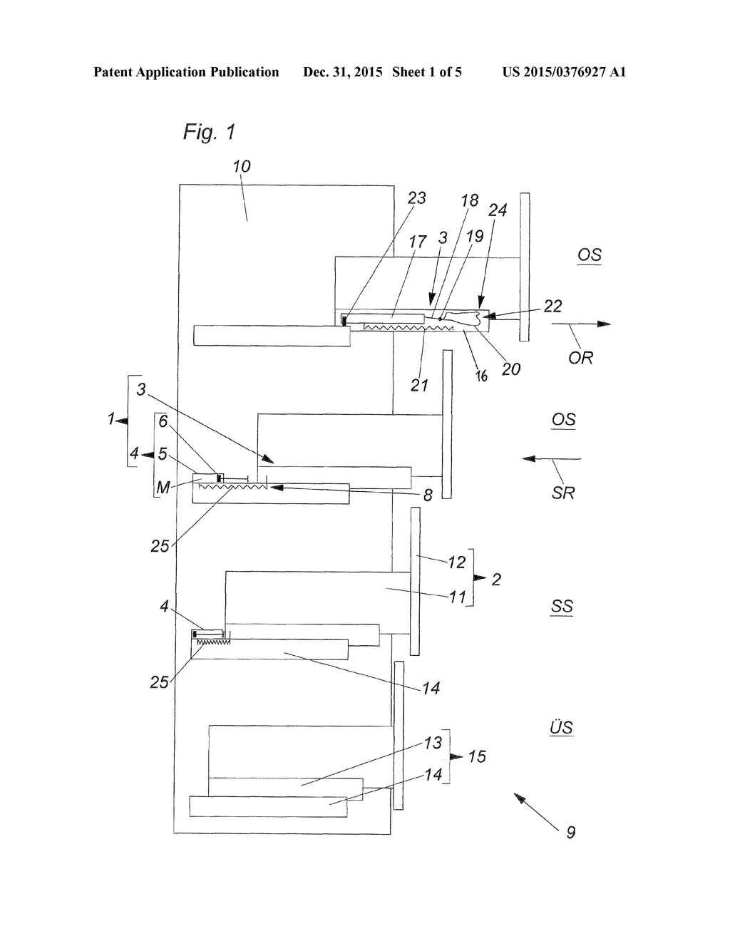 DRIVE DEVICE FOR A MOVABLE FURNITURE PART - diagram, schematic, and image 02