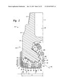 ROLLING CONE DRILL BIT HAVING HIGH DENSITY CUTTING ELEMENTS diagram and image