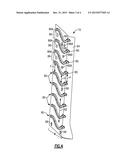 GAS TURBINE ENGINE COMPONENT HAVING CURVED TURBULATOR diagram and image