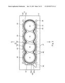 COOLING DEVICE FOR MULTIPLE CYLINDER ENGINE diagram and image