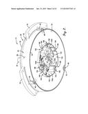 LARGE DIAMETER FAN HAVING LOW PROFILE RADIAL AIR GAP MOTOR diagram and image