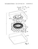 LARGE DIAMETER FAN HAVING LOW PROFILE RADIAL AIR GAP MOTOR diagram and image