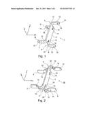 CAGE PART FOR A ROLLING BEARING CAGE diagram and image