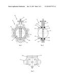 Butterfly Valve Comprising Removable Coupling Part diagram and image