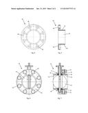 Butterfly Valve Comprising Removable Coupling Part diagram and image