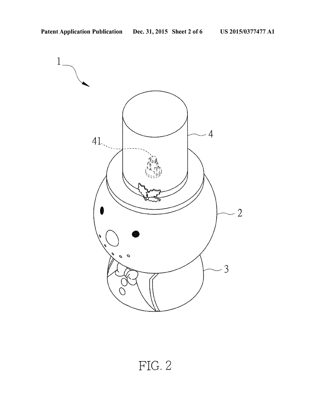 Water Lamp with Top Decoration - diagram, schematic, and image 03