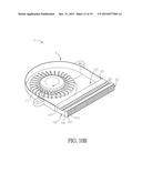 HEAT DISSIPATING FIN ASSEMBLY diagram and image