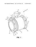 MAGNETIC FLOWMETER FLOWTUBE ASSEMBLY WITH INTERCHANGEABLE LINER/ELECTRODE     MODULE diagram and image