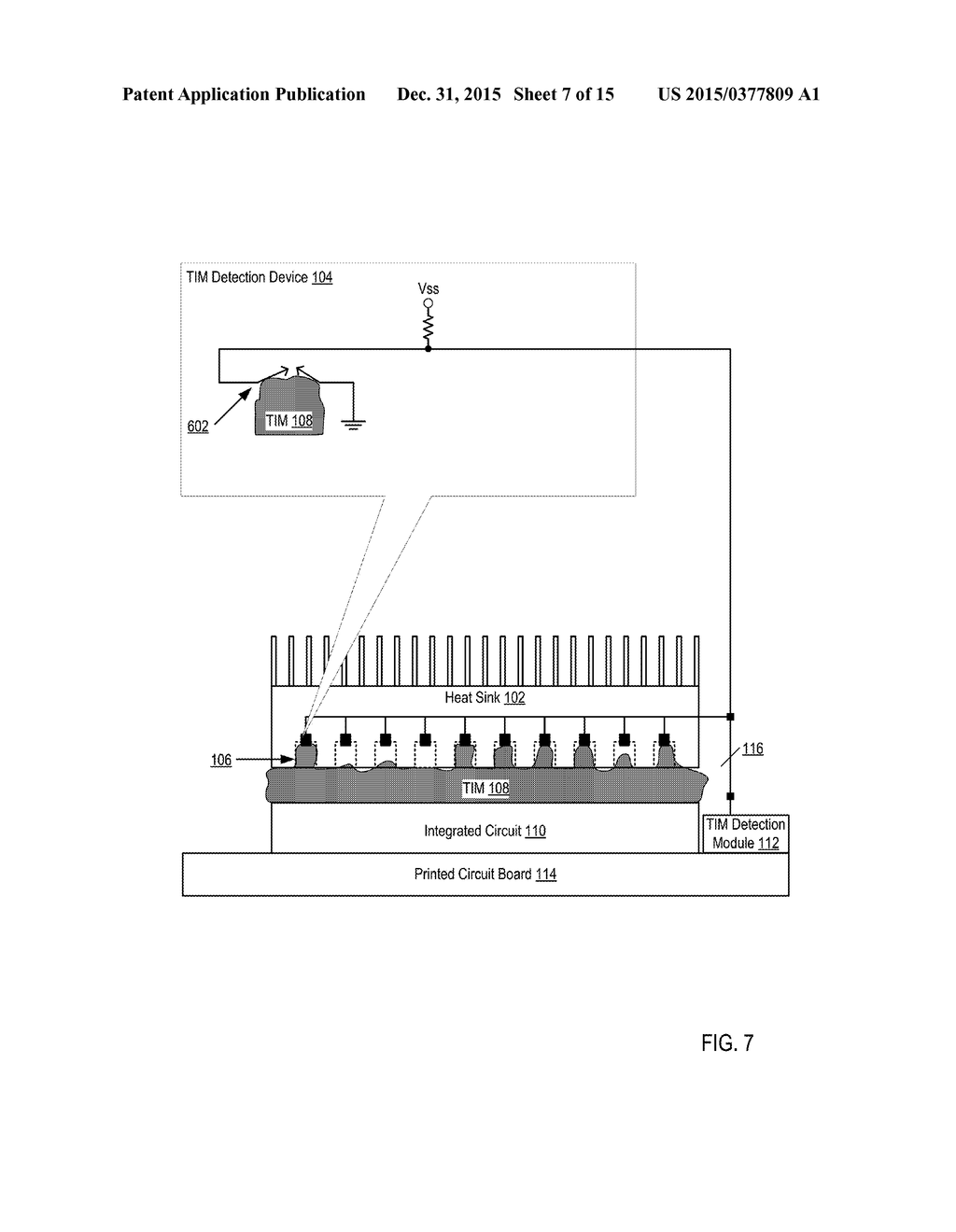 DETECTING THERMAL INTERFACE MATERIAL ('TIM') BETWEEN A HEAT SINK AND AN     INTEGRATED CIRCUIT - diagram, schematic, and image 08