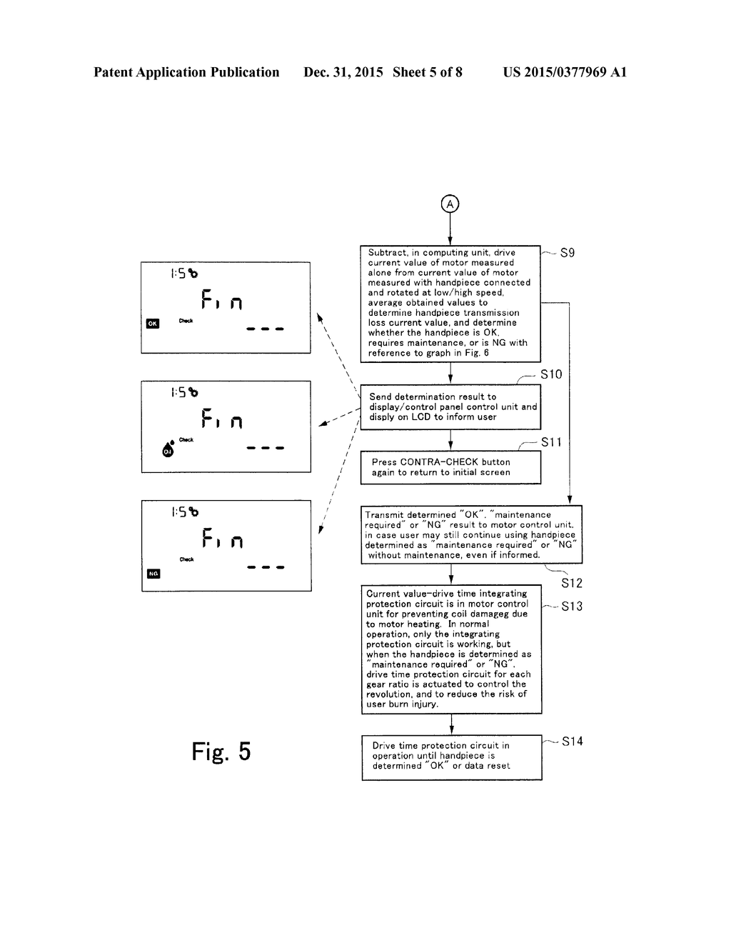 MAINTENANCE CHECKING SYSTEM AND METHOD FOR DENTAL HANDPIECE, AND SYSTEM     AND METHOD FOR CONTROLLING DRIVE MOTOR - diagram, schematic, and image 06