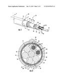 EXTREME ENVIRONMENT OPTICAL FIBER CABLE WITH CRACK-RESISTANT LAYER diagram and image