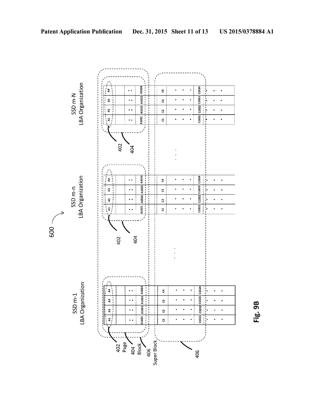 STORAGE SYSTEM CONTROLLING ADDRESSING OF SOLID STORAGE DISKS (SSD) - diagram, schematic, and image 12