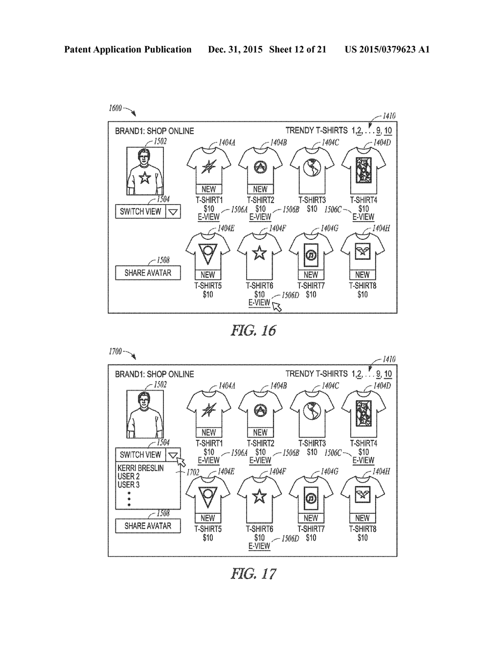 DIGITAL AVATARS IN ONLINE MARKETPLACES - diagram, schematic, and image 13