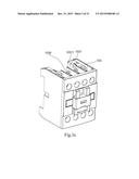 Clasping Connection Structure of Contactor diagram and image