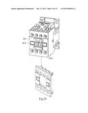 Clasping Connection Structure of Contactor diagram and image