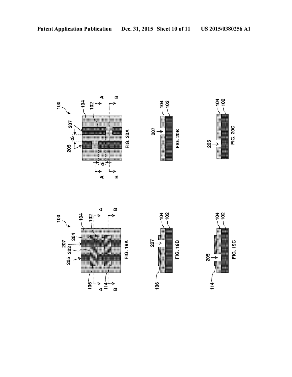 Mechanisms for Forming Patterns Using Multiple Lithography Processes - diagram, schematic, and image 11